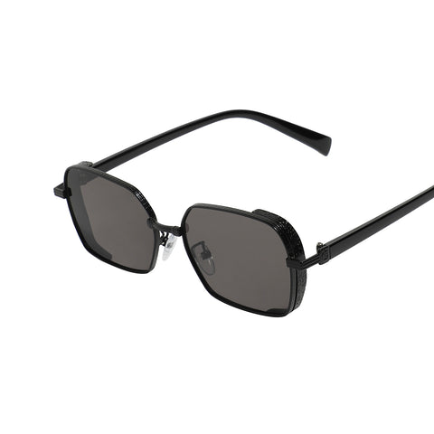 Solid Square Sunglasses - Black