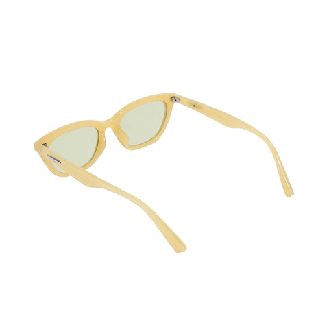 Solid Cateye Sunglasses - Yellow