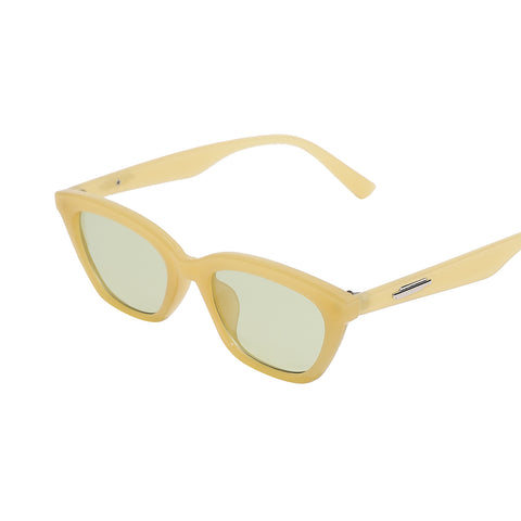 Solid Cateye Sunglasses - Yellow