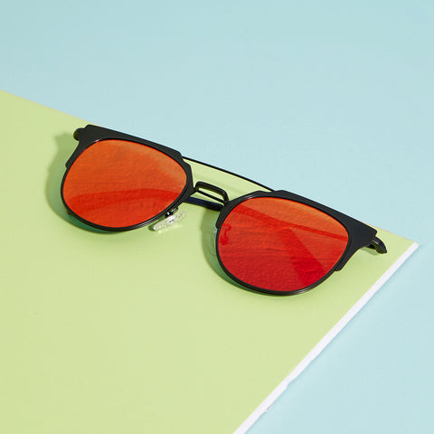 Polarized Rimless Wayfarer Sunglass For Men
