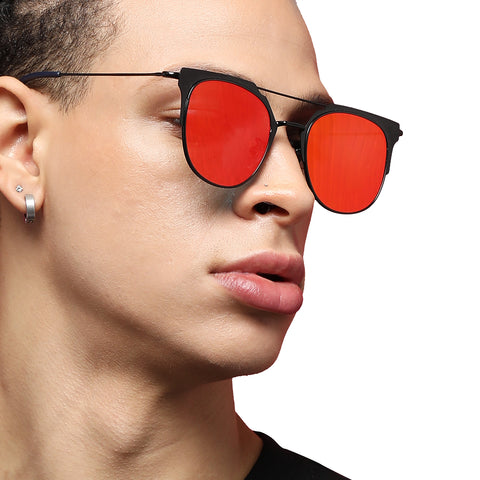 Polarized Rimless Wayfarer Sunglass For Men