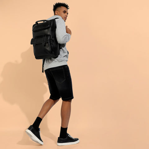 The On-The-Go Backpack - Jet Black