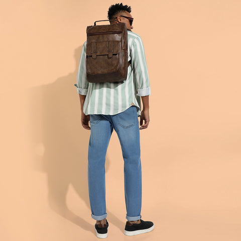 The On-The-Go Backpack - Pecan Brown