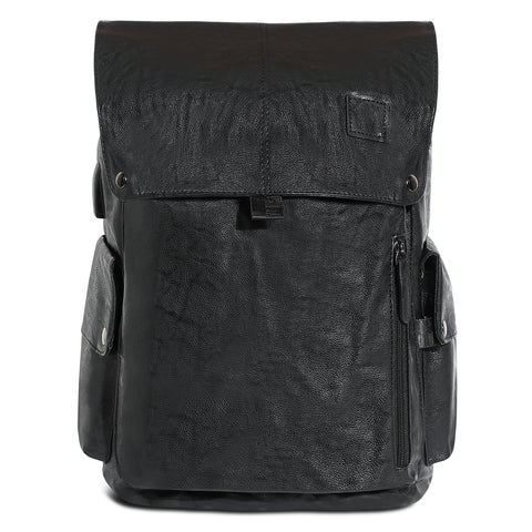 The Trekker Backpack - Grease Black