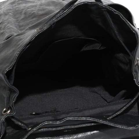The Trekker Backpack - Grease Black