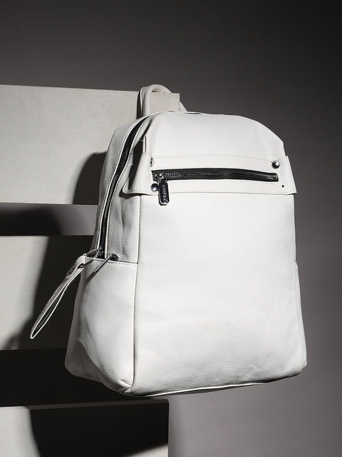 The Utility Curve Backpack - Chalk White
