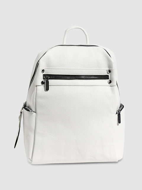 The Utility Curve Backpack - Chalk White