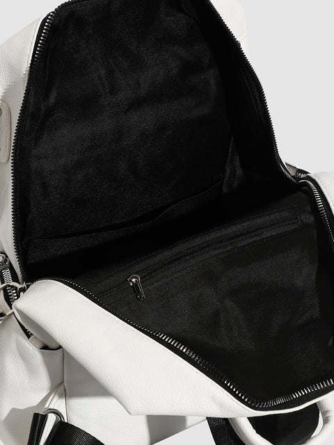 The Utility Curve Backpack - Chalk White