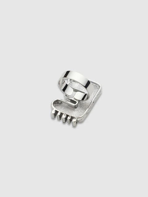 Mens-Bling-E-Alphabet-Ring-Silver