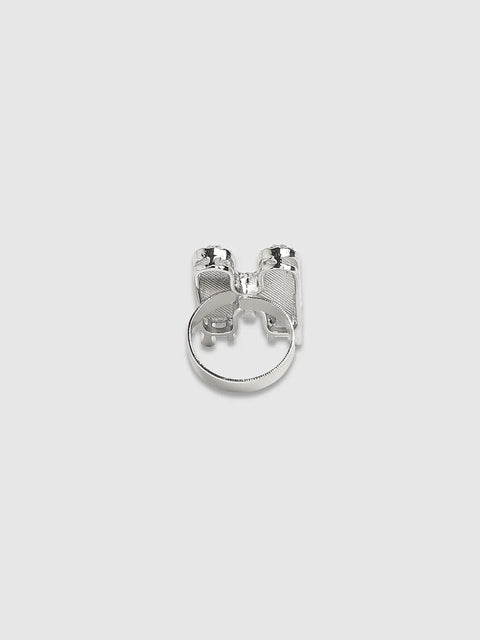 Mens-Bling-H-Alphabet-Ring-Silver