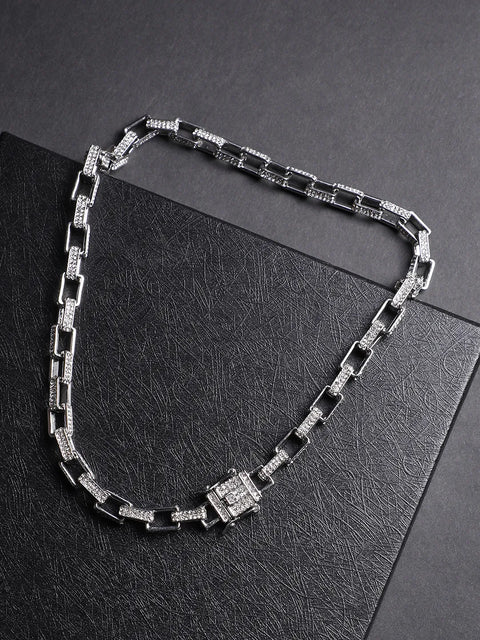 Geometric Chain - Silver
