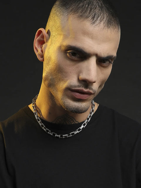 Geometric Chain - Silver