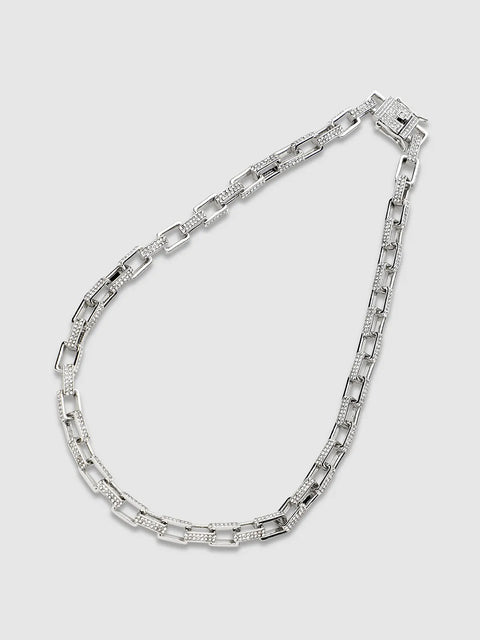 Geometric Chain - Silver