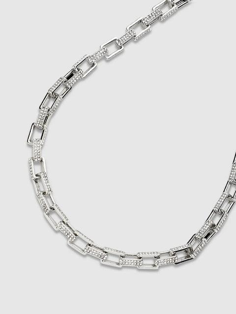 Geometric Chain - Silver